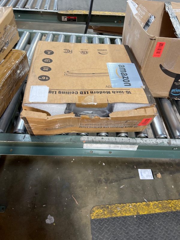 Photo 1 of 16Inch LED Ceiling Light Fixtures, Flush Mount Light Fixtures 50W, 5CCT Adjustable 2700K 3000K 4000K 5000K 6500K, Close to Ceiling Light for Kitchen Hallway Bathroom Kitchen Bedroom Black 2 Packs