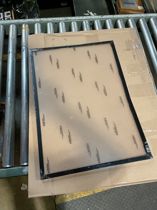 Photo 1 of **BEND AND DENT IN FRAME SEEN IN PHOTO**Fxojyvo 17x24 Picture Frame, Black Frame for 17 x 24 Inch Picture Poster Photo, Light Weight and High Transparent 17 by 24 Frame for Wall - 1 Pack/Black/17 x24