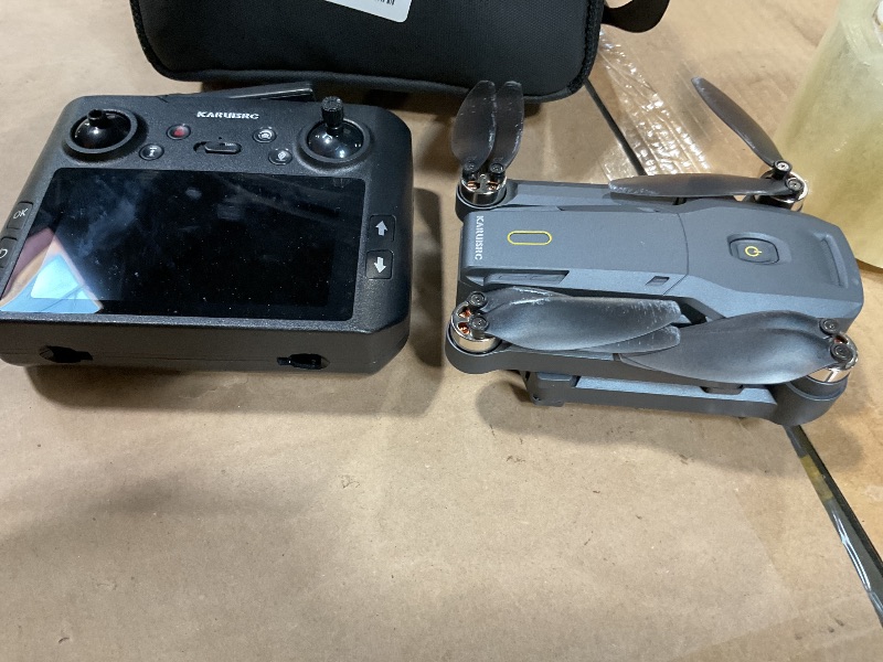 Photo 1 of **PARTS ONLY**  GPS Drone with EIS Camera for Adults, 4.5 Inch LCD Screen RC, Al Track with Professional GPS, Auto Return Follow Me for Beginner, Brushless Drones Foldable RC Drones Long Range, Handbag Under 249g