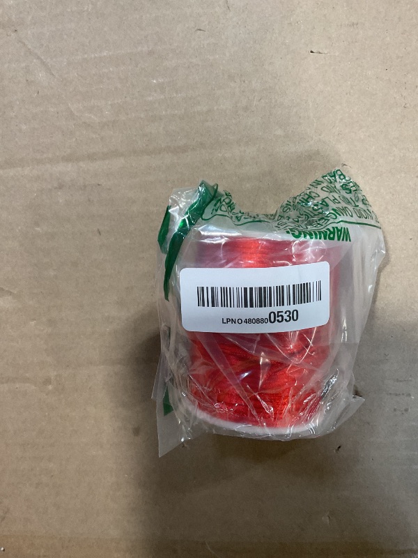 Photo 1 of 2 mm 330 Feet Satin Nylon Cord String for Jewelry Making Bracelet Necklaces Beading Thread Rattail Macrame Kumihimo Chinese Knot Craft Red