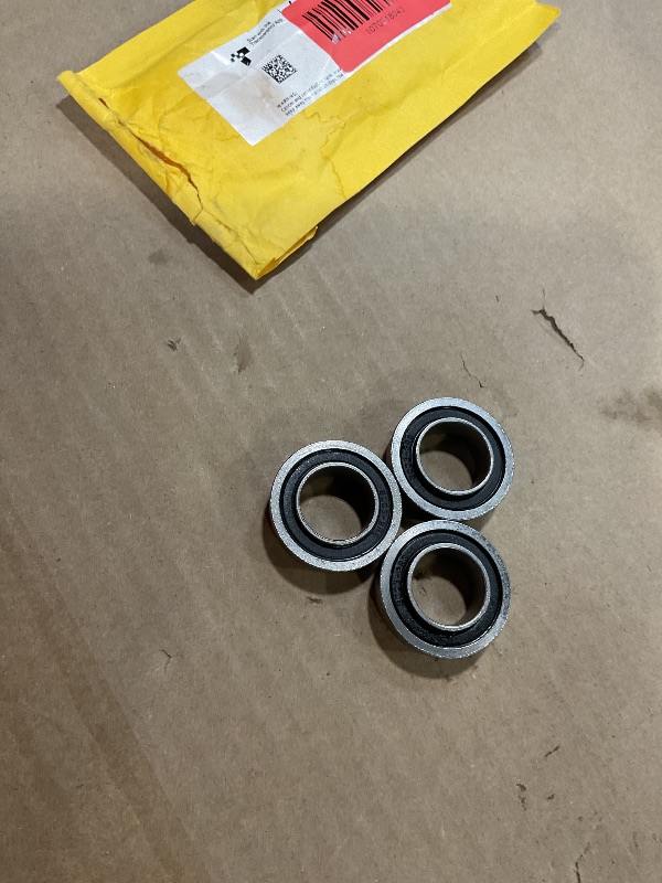 Photo 1 of * THREE ONLY, SEE SECOND PHOTO, ADDITIONALLY SEE THIRD PHOTO FOR CLOSE UP OF QUALITY  * (4-Pack) 3/4" Bearings Carbon Steel - ID 3/4" x OD 1-3/8" Applicable Lawn Mower, Wheelbarrows, Carts and Hand Trucks Wheel Bearings Replacement