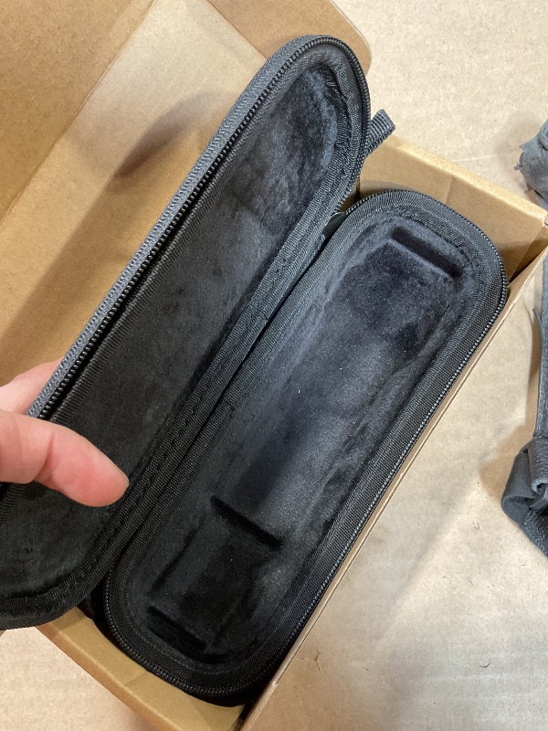 Photo 1 of *box only*debous Portable Bag case Screen Protector for DJI Osmo Pocket 3?Hard Surface Waterproof Carrying acse Lcd Lens Anti-scratch Tempered Glass Protective Film (Black)