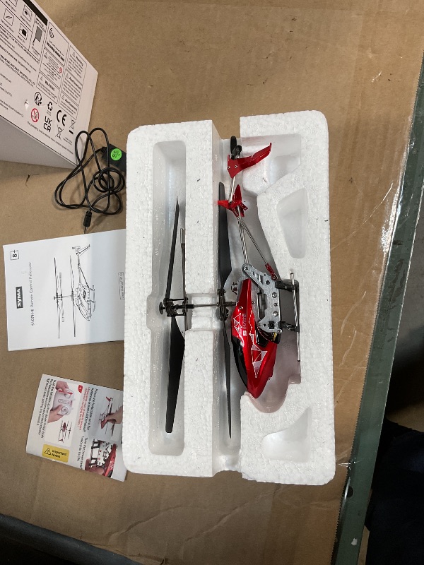 Photo 1 of *broken*SYMA S107H-E RC Helicopter for Kids 8-12 and Beginners, Remote Control Helicopter with Altitude Hold, 2 Speed Modes, Whole Alloy Toy for Boys Girls Indoor Gift