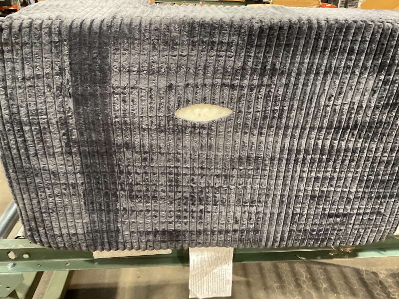Photo 1 of *** STOCK PHOTO ONLY/USED/MAJOR DAMAGE*** CLOUD BONELESS CORDUROY GRAY CORNER SOFA