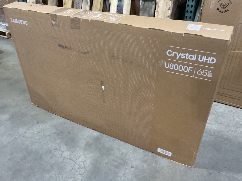 Photo 1 of ***LOCKED*** Samsung 65-Inch Class Crystal UHD U8000F 4K Smart TV (2025 Model) Endless Free Content, Crystal Processor 4K, MetalStream Design, Knox Security, Alexa Built-in