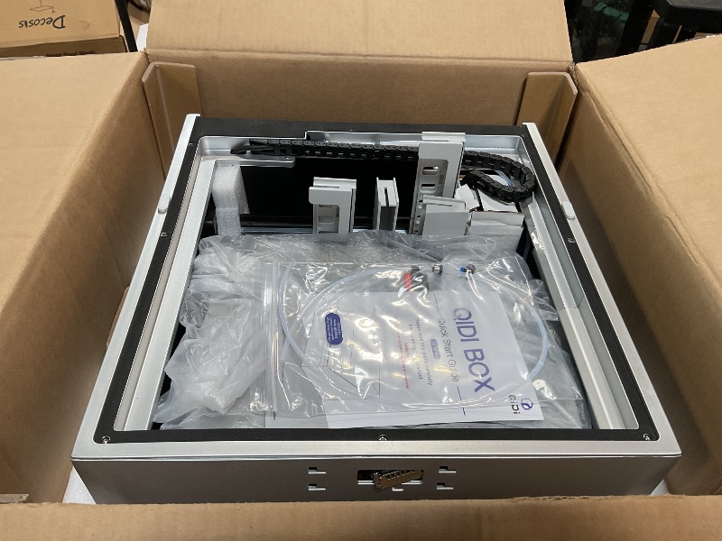 Photo 1 of **MISSING PARTS**NON FUNCTIONAL***QIDI Q2 Combo 3D Printer, Enclosed FDM with 65? Heated Chamber, Ultra Air Filtration, 600mm/s High Speed, AI Camera, Full Auto Leveling, 270x270x256mm Build Volume, from Beginner to Expert