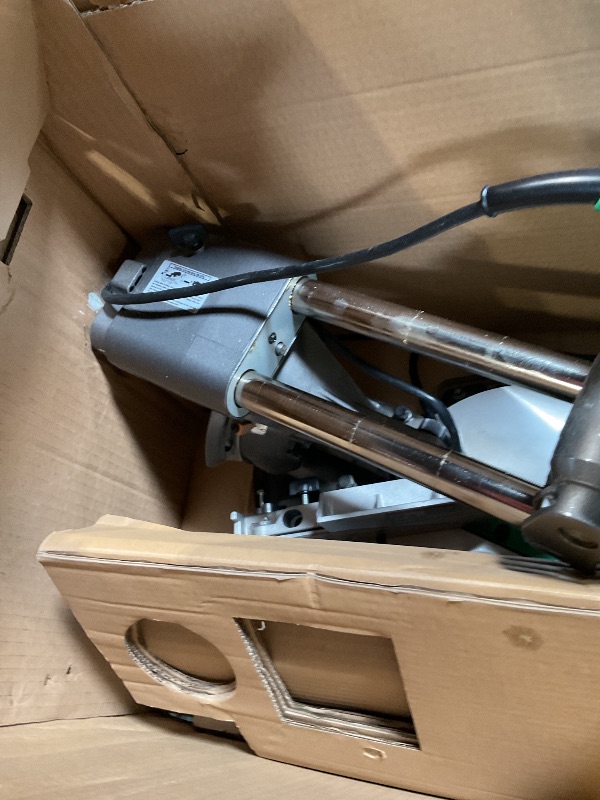 Photo 1 of *** USED/UNKNOWN MISSING PARTS***Metabo HPT C10FSBS 10" Sliding Compound Miter Saw