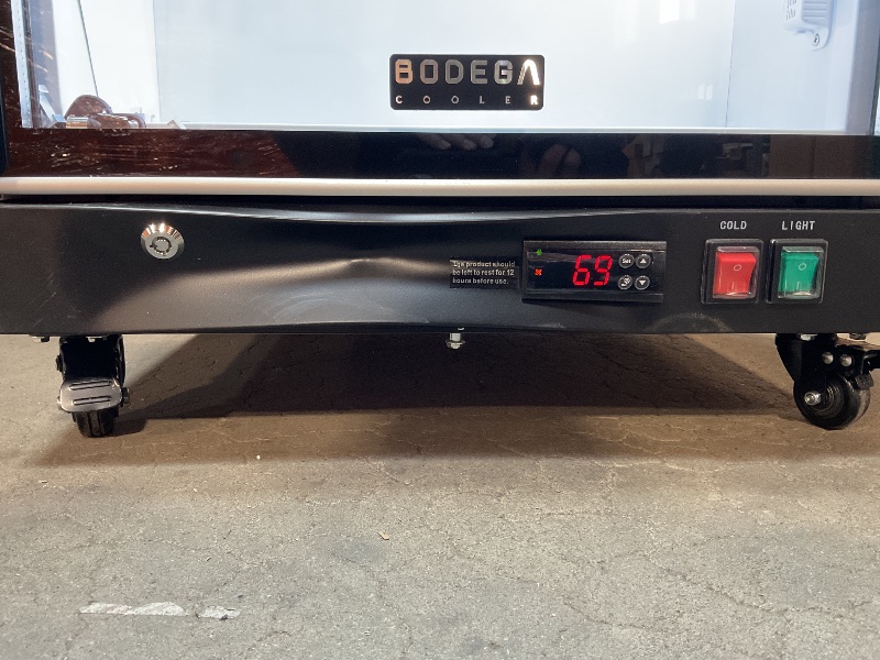 Photo 1 of *** MINOR DAMAGE/UNKNOWN MISSING HARDWARE ***BODEGACOOLER Commercial Beverage Refrigerator with Glass Door,12.5 Cu.Ft Commercial Drink Refrigerator,Upright Large Display Merchandiser Beverage Bar Cooler with Soft LED Light,Adjustable Shelves
