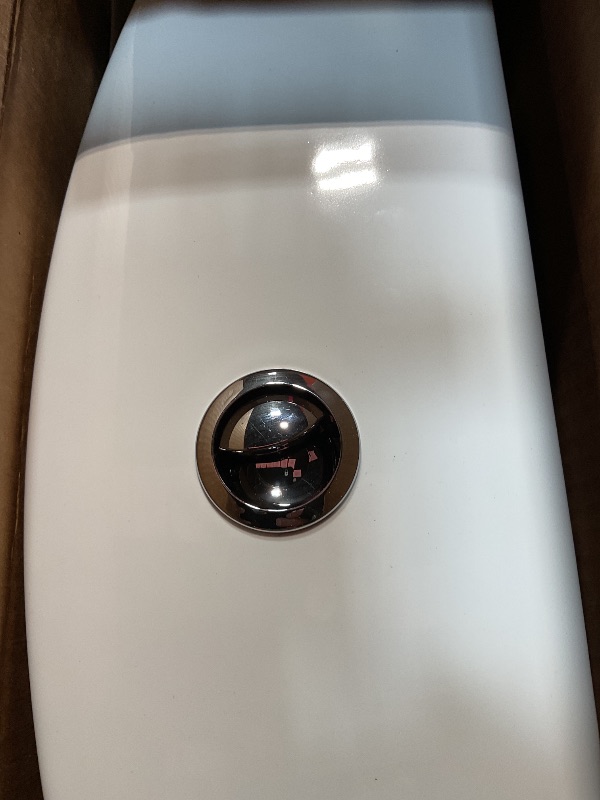 Photo 1 of *** MINOR DAMAGE, FLUSH BUTTON BROKEN***TOTO® Aquia® IV Dual Flush 1.28 and 0.9 GPF Toilet Tank Only with WASHLET®+ Auto Flush Compatibility, Cotton White - ST446EMNA#01
