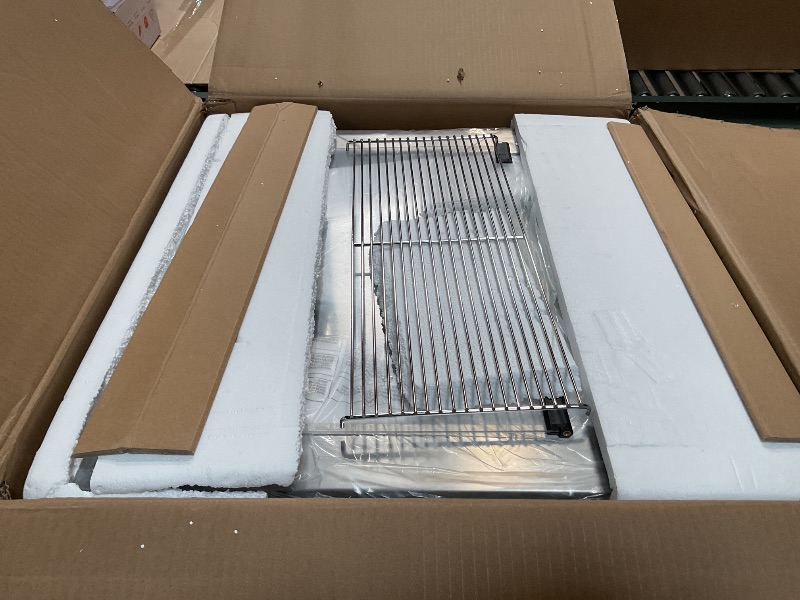 Photo 1 of *** MAJOR DAMAGE/BROKEN GLASS/USE FOR PARTS ONLY***VEVOR Hot Dog Roller, 30 Hot Dog 11 Rollers, Stainless Steel Sausage Grill Cooker, 1950W Hot Dog Machine with Bun Warmer, Cover, 3 Temp Control, Side Storage Box, Oil Drip Tray, for Home & Commercial