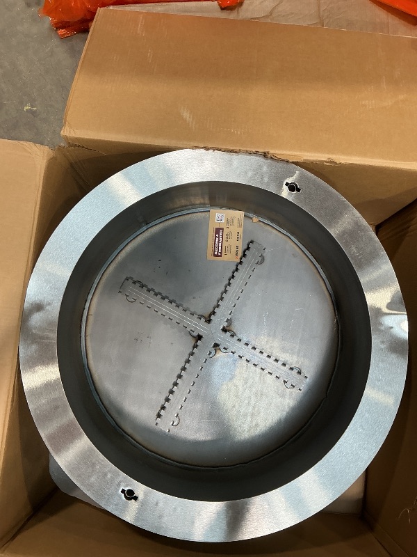 Photo 1 of *** MINOR DAMAGE***Breeo Smokeless Fire Pit (X Series 30, Corten Steel) | 34.5 inch Smokeless Firepit for Outside | 94 Pounds | Ideal for Families Compatible with Wide Range of Breeo Accessories