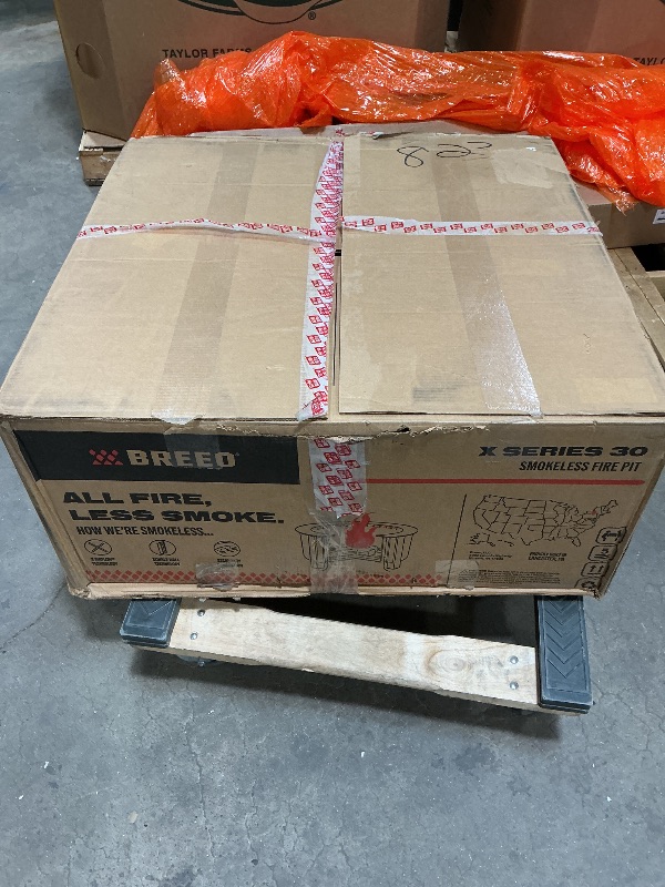Photo 1 of *** MINOR DAMAGE***Breeo Smokeless Fire Pit (X Series 30, Corten Steel) | 34.5 inch Smokeless Firepit for Outside | 94 Pounds | Ideal for Families Compatible with Wide Range of Breeo Accessories