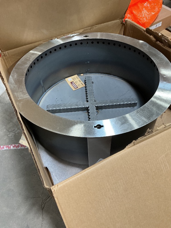 Photo 1 of *** MINOR DAMAGE***Breeo Smokeless Fire Pit (X Series 30, Corten Steel) | 34.5 inch Smokeless Firepit for Outside | 94 Pounds | Ideal for Families Compatible with Wide Range of Breeo Accessories