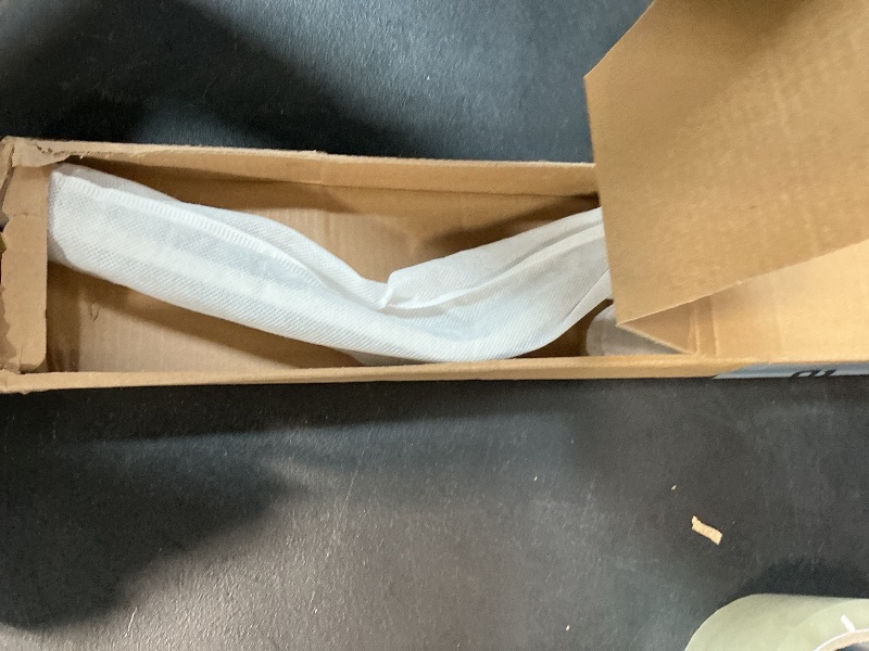 Photo 1 of 16 Inch S Shape Brushed Nickel Shower Head Arm, Square Wall Mounted Shower Arm and Flange Included