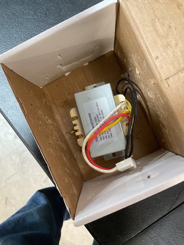 Photo 1 of ***HEAVILY USED / DIRTY*** Lazenta 39342R.S Transformer 120V Compatible with Genie Garage Door Opener StealthLift 500,SilentMax 750,Chain Drive 550,ReliaG 650,StealthDrive 750