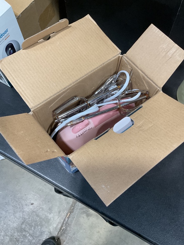 Photo 1 of **FOR PARTS / NON-FUNCTIONAL*** LILPARTNER Hand Mixer Electric, Ultra Power Kitchen Hand Mixer With 7-Speed & 5 Stainless Steel Accessories for Whipping Dough, Cream, Cake, Dishwasher Safe, Pink