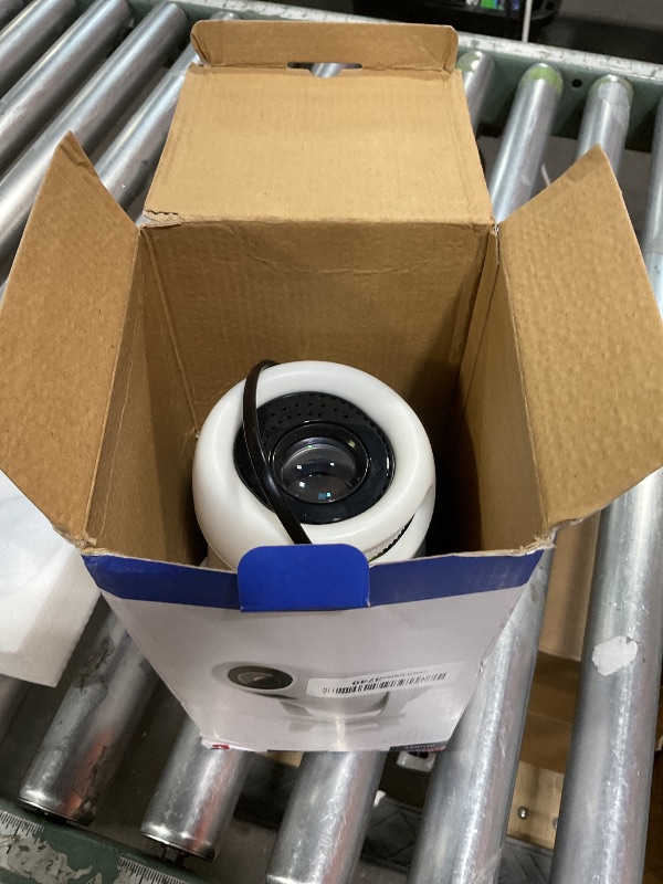 Photo 1 of 180°Mini Smart Portable Projector 4k with WiFi and Bluetooth for iphone,300ANSI Bedroom Ceiling Projector with Apps 1080P Home/Outdoor Projector for Video Game Console/PC/Laptop