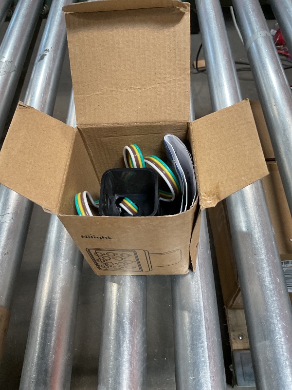 Photo 1 of **MISSING COLORED LENSE*** Nilight LED Brake Light Trailer Hitch Cover Square Red Lens Vehicle Tow Hitch Driving Brake Lamp 12 LEDs Brake Tail Lights with 2" Receiver for Towing Truck RV and SUV
