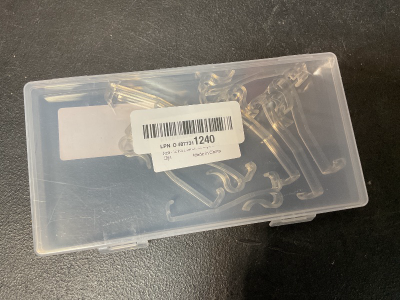 Photo 1 of 12 Pcs 2.5 Inch Valance Clips for Blinds, Hidden Blind Clips, Hidden Channel Valance Clips, Hidden Blind Clips, Mini Blind Valance Clips, Hidden Valance Clips Clear, Blind Valance Clips, Blind Clips