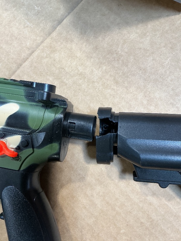 Photo 1 of *** MAJOR DAMAGE***Realistic Toy Foam Blaster Gun - Electric Sniper Rifle with Scope 120 Soft Bullets 3 Magazines, Automatic Dart Gun for Boy Ages 8-12 Years Old, Indoor Outdoor Gifts for Adult Kid Christmas Birthday