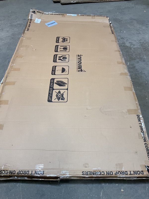 Photo 1 of ***MAJOR DAMAGE ***INNOVART Extra Large Cork Bulletin Board 96"X48" with 40 Push Pins, Corkboard with Black Wood Frame, Cork Notice Board Message Board for Wall, Wall Mount Framed Pin Board for Home, Office, School