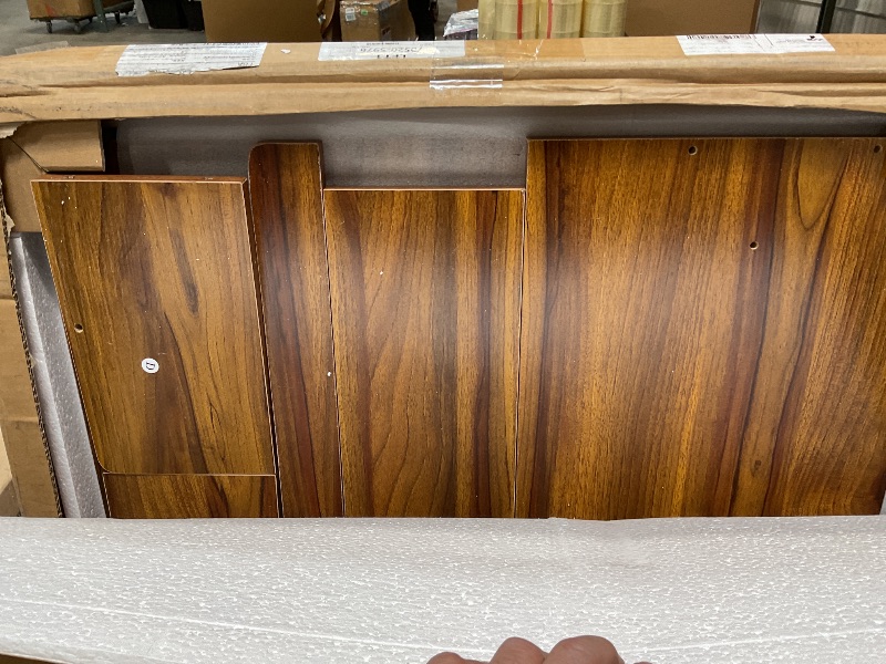 Photo 1 of ***PIC FOR REFERENCE ***OfficeSimpli Washer Dryer Countertop, Made in USA, Non-Slip Pads, Laundry Room Wood Topper, Washer Dryer Cover for Top, Laundry Countertop, Laminate Finish (California Walnut, Standard (27.5" x 54"))