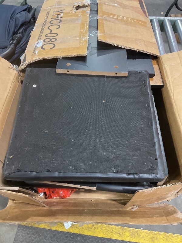 Photo 1 of ***MINOR DAMAGE, MISSING HARDWARE, USED ***VECELO Small Bar Table and Chairs Tall Kitchen Breakfast Nook with Stools/Dining Set for 2, Storage Shelves, Space-Saving, Retro