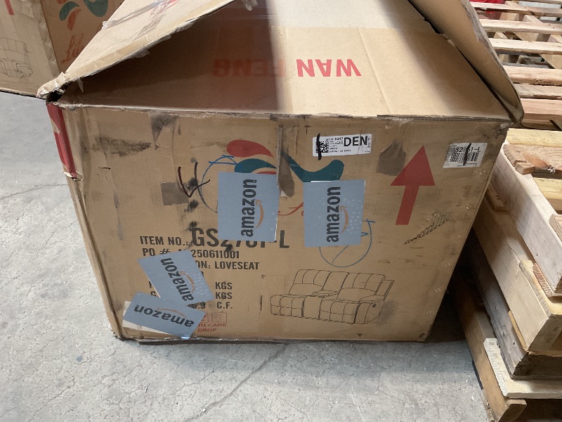 Photo 1 of *** BOX ONE AND TWO ONLY OUT OF THREE***Modern Reclining Sectional Sofa Set, Faux Leather L-Shaped 3-Piece Couch 72.8? with Cup Holders Storage Console, Overstuffed Cushions, Manual Recliner for Living Room & Home Theater (Brown, Set)