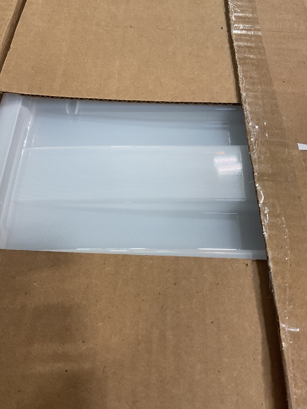 Photo 1 of *** CRACKED ON THE SIDE***  IRIS USA 51 L (54 QT) Plastic Storage Box with Lid and Latches - 3 Pack - BPA-Free, See-Through Organizing Solution, Durable Nestable Stackable Containers, Secure Pull Handle - Clear