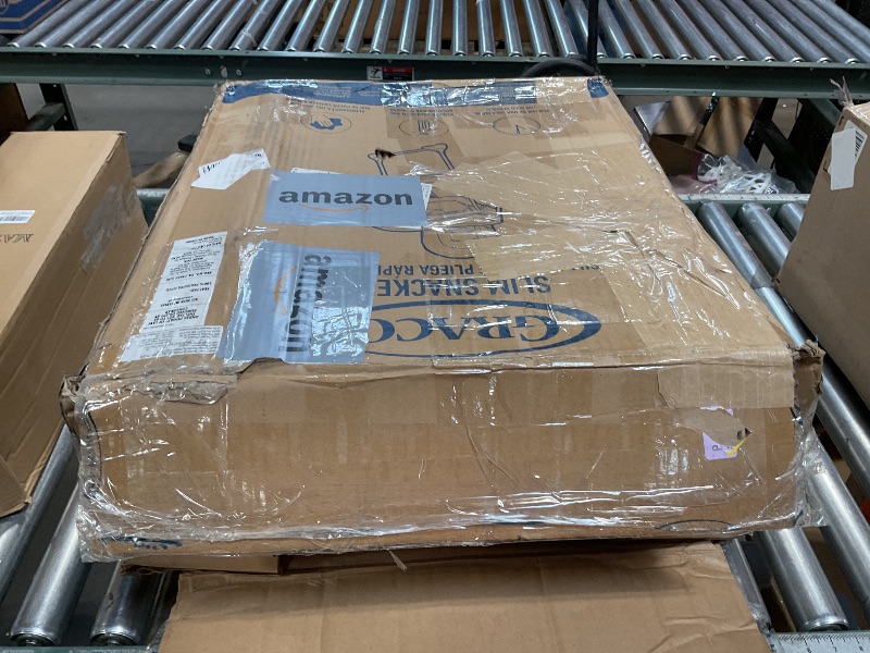 Photo 1 of *USED MISSING STRAPS* Graco Slim Snacker High Chair, Ultra Slim, Fast-Folding, Multiple Recline Positions, Comfortable Feeding, Whisk