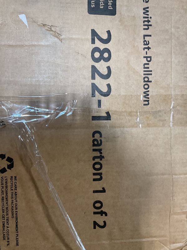 Photo 1 of *** CARTON, ONE OF TWO ONLY ***Fitness Reality XLT Squat Rack with LAT Pulldown, Landmine, Weight Horn Attachments , Barbell Holder