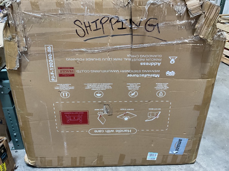 Photo 1 of ***MAJOR DAMAGE ***maxtek Rolling Whiteboard, 96x48 Large Double-Sided White Board Dry Erase on Wheels, Giant Magnetic White Board Standing for Office, School, Home Office, Homeschool