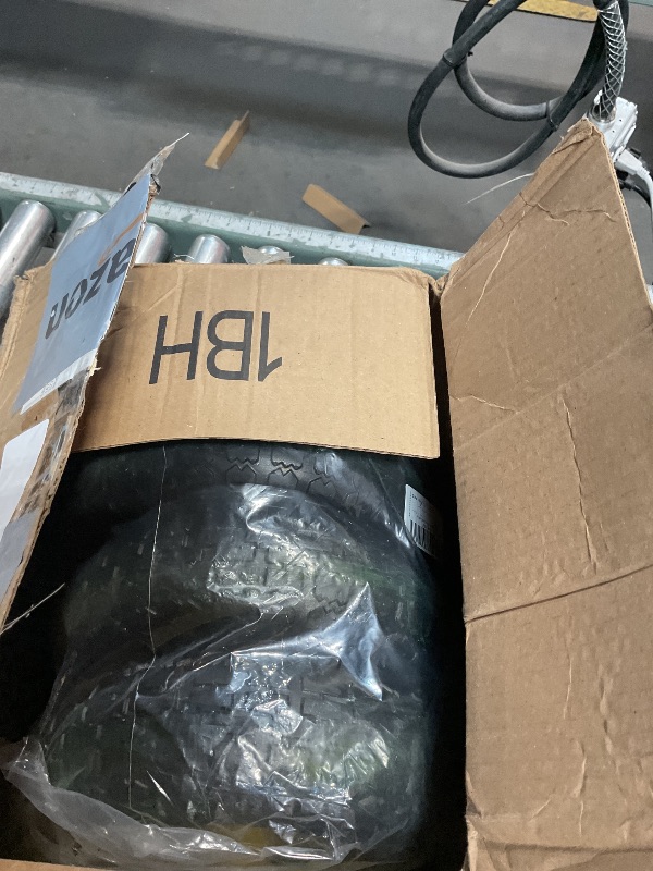 Photo 1 of (4 Pack) AR-PRO 4.10/3.50-4" All Purpose Utility Air Tires and yellow Wheel - with 10" Inner Tube, 5/8" Axle Bore Hole, 2.2" Offset Hub and Double Sealed Bearings for Hand Trucks and Gorilla Cart