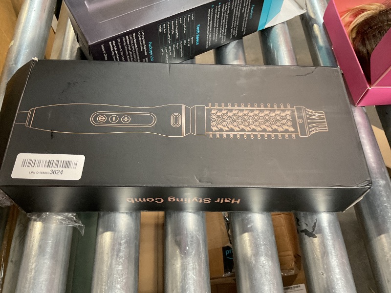 Photo 1 of 3 in 1 Thermal Brush Set, Heated Round Brush Detachable Head for Blowout Look, Curling Iron Dual Voltage 110-220V for Travel, Ionic Outlet Volumizing Round Comb Lightweight