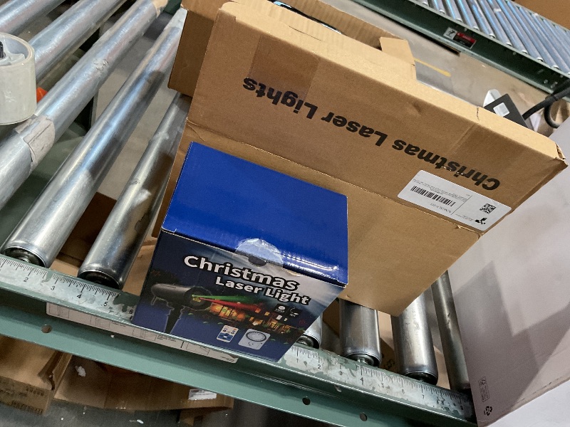 Photo 1 of 2-Pack Christmas Projector Lights Outdoor Laser Projection with Remote & Bonus Timer – 8 Festive Red & Green Patterns, IP65 Waterproof Xmas Laser Light for Lawn, Garden, Yard & Patio Decorations