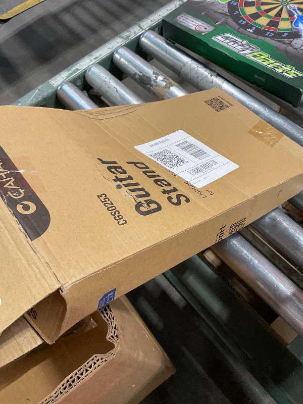 Photo 1 of *** missing screws *** CAHAYA Guitar Stand Floor - Folding Universal Guitar Holder for Acoustic Electric Guitars Bass Guitar Adjust Height from 30.7 to 37 In Folding Tripod Guitar Stands with Neck Holder