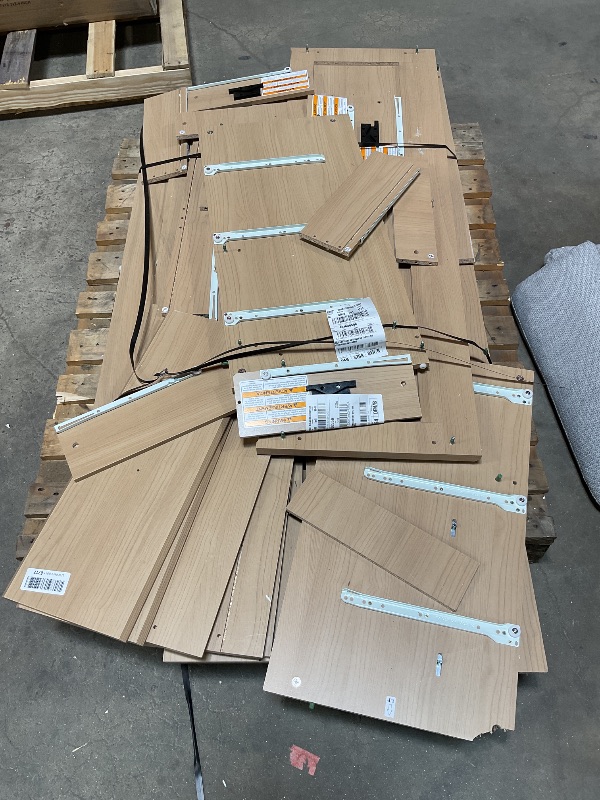 Photo 1 of **MISSING PARTS AND HARDWARE**Storkcraft Brookside 6-Drawer Dresser (Driftwood) – GREENGUARD Gold Certified, Wood Dresser for Bedroom, Kids & Nursery Storage Chest, Safety Interlocking Drawers, Pre-Installed Tracks, Kids Chest