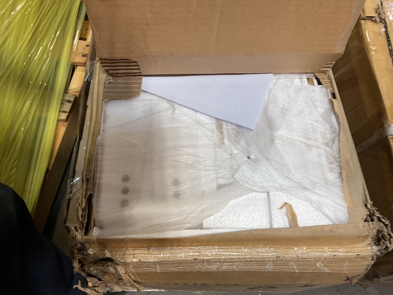 View 4 of *** BOX 2 ONLY ***Max & Lily Twin-Over-Full Bed Frame for Kids with Ladder on End and Trundle, White