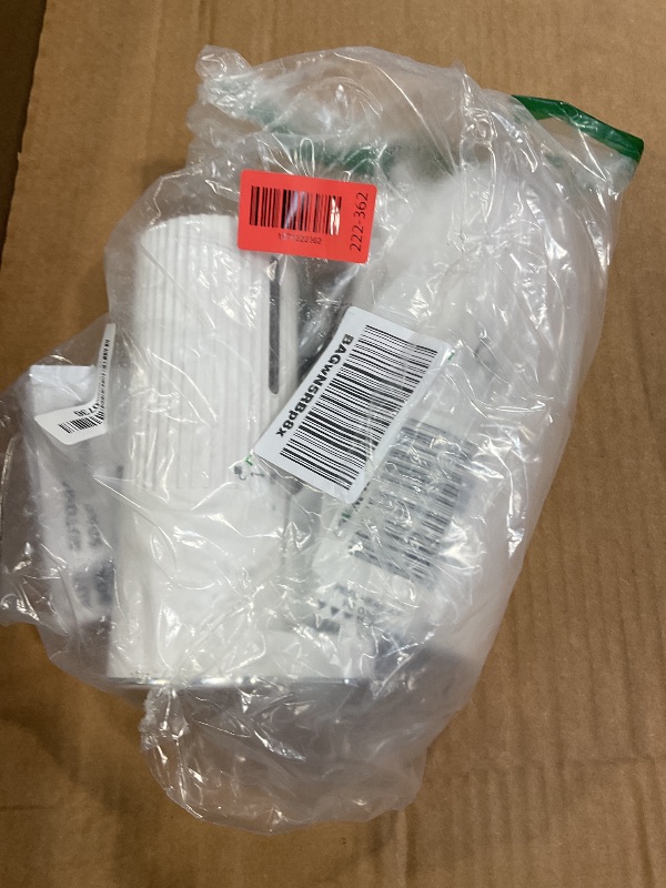 Photo 1 of 2 Pack Touchless Automatic Liquid Soap Dispenser, 13.5oz Smart Sensor Hand Wash Dispenser, USB Rechargeable & Adjustable for Bathroom Kitchen Sink, White Stripes