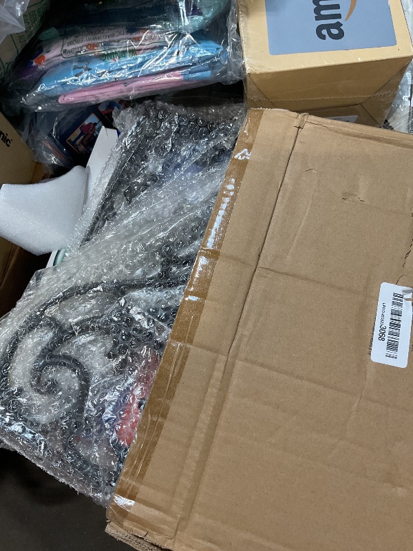 Photo 1 of 14''x8.5'' Decorative Shelf Brackets,2 Pack Cast Iron Shelf Supply,14 Inch Large Antique Black Corbesl,Screws Anchors Included