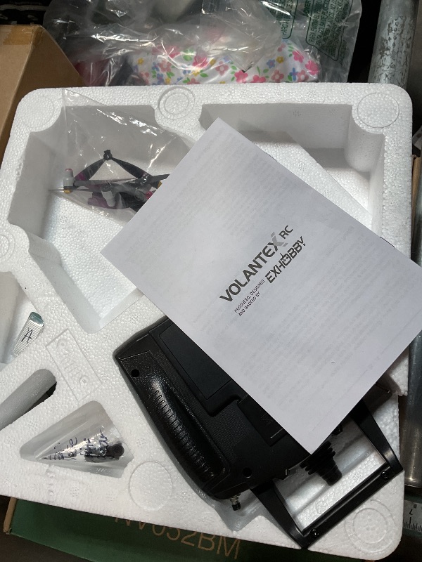 Photo 1 of *PARTS ONLY, NO PLANE**.   VOLANTEXRC RC Plane for Beginners, 4CH WWII RC Airplane T28 Trojan with Aileron, 2.4Ghz Remote Control Plane with Xpilot Self Righting&One Key Aerobatic for Adults (761-9 RTF Yellow)