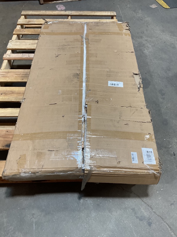 Photo 1 of 2-Tier Washer Dryer Countertop, 18.5" Raised Height Laundry Countertop with Edge Rails and Non-Slip Pad, 54"W x 27.55"D Washer and Dryer Topper for Laundry Room Storage Organization (Pure Wood Color)