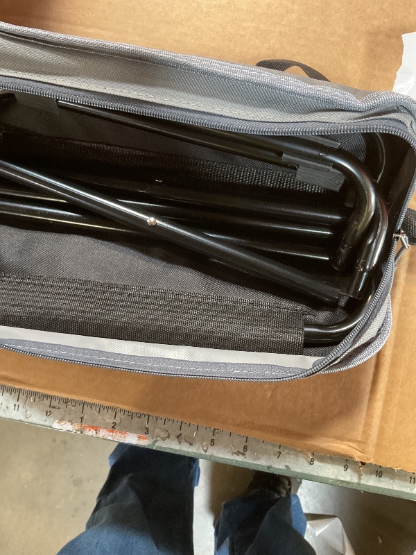 Photo 1 of 2-in-1 Collapsible Camping Stool & Sling Bag / 220LB Load Capacity Folding Portable Fishing Stool/Collapsible Stool for Camping, Hiking, Fishing, Gardening & Beach Outdoor Activities