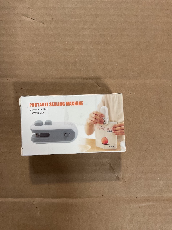 Photo 1 of 2Pcs Mini Bag Sealer, Rechargeable Heat Sealing Machine, 2 in 1 Chip Bag Sealer with Cutter and Magnet, Portable Bag Resealer Machine, Handheld Food Sealer for Snack Plastic Bags Food Storage, White