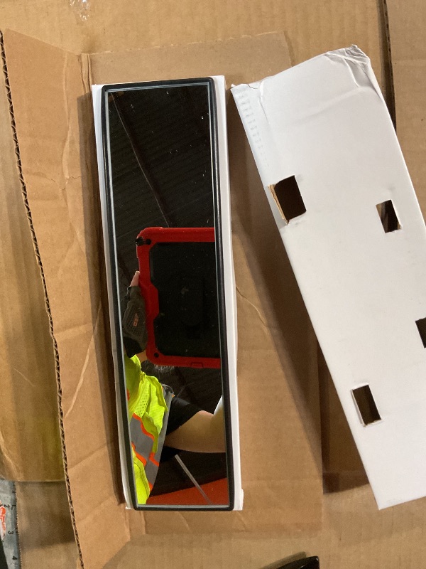 Photo 1 of * ONLY ONE MIRROR * Verivue Universal Panoramic 12-Inch Rear View Mirror Pack of 2 | Anti-Glare Wide Angle Car Mirrors | Rearview Mirror Accessories for Baby Rear-Facing, Clear Panoramic Convex Mirrors for Cars and SUVs