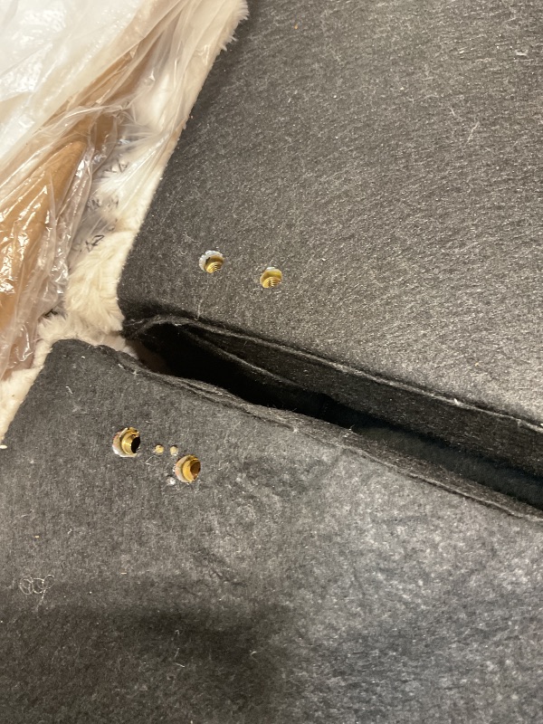 Photo 1 of **SELLING FOR PARTS AS PARTIAL SET. ONE OF TWO BOXES**59" Oversized Chaise Lounge Chair Indoor, Comfy Corduroy Cloud Sleeper Couch with USB Port, Throw Pillows and Supportive Armrests, Recliner Bed for Living Room, Movie Room, Bedroom