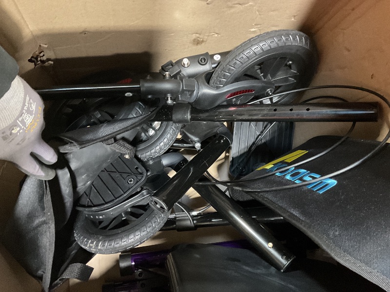 Photo 1 of **SCRAPES ON HANDLE. DIRT**Foldable Rollator Walker for Seniors with Seat, Lightweight 2 in 1 Rolling Walkers Wheelchair Combo for Adult, Transport Chair with Brakes, Adjustable Seat and Handle, 300 Lb. Weight Capacity, Purple