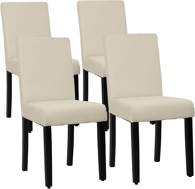 Photo 1 of ***Partial set, box 2 of 2 only, missing box 1 of 2
PayLessHere Dining Chairs Set of 4 Dining Room Chairs Elegant Design Modern Fabric Upholstered Dining Chairs,Beige
