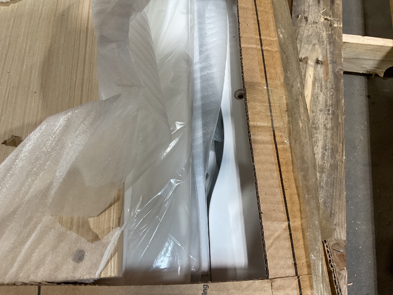 Photo 1 of *** UNKNOWN MISSING HARDWARE***Dream On Me Jayden 4?in?1 Mini Convertible Baby Crib & Changer with Storage in White, Pinewood, GreenGuard Gold & BSA, 1” Mattress Pad, 3 Mattress Heights, Converts to Mini Day & Twin-Size Bed