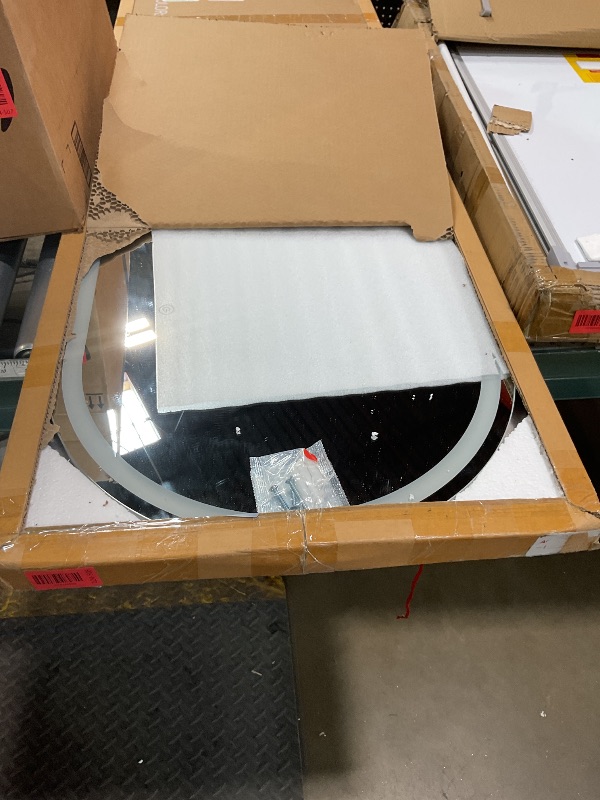 Photo 1 of GLSLAND 20"x56" Arched LED Full Length Mirror with Lights – Wall Mounted or Standing Full Body Mirror for Bedroom/Cloakroom – Dimmable with 3 Color Lighting Modes